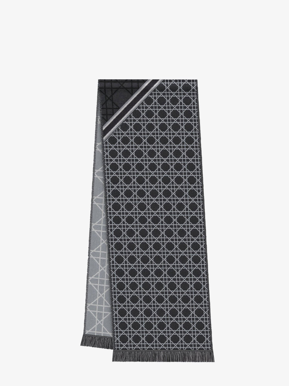 Dior Cannage Jacquard wool scarf