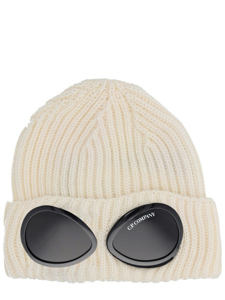 C.P. COMPANY CAP WITH GLASSES
