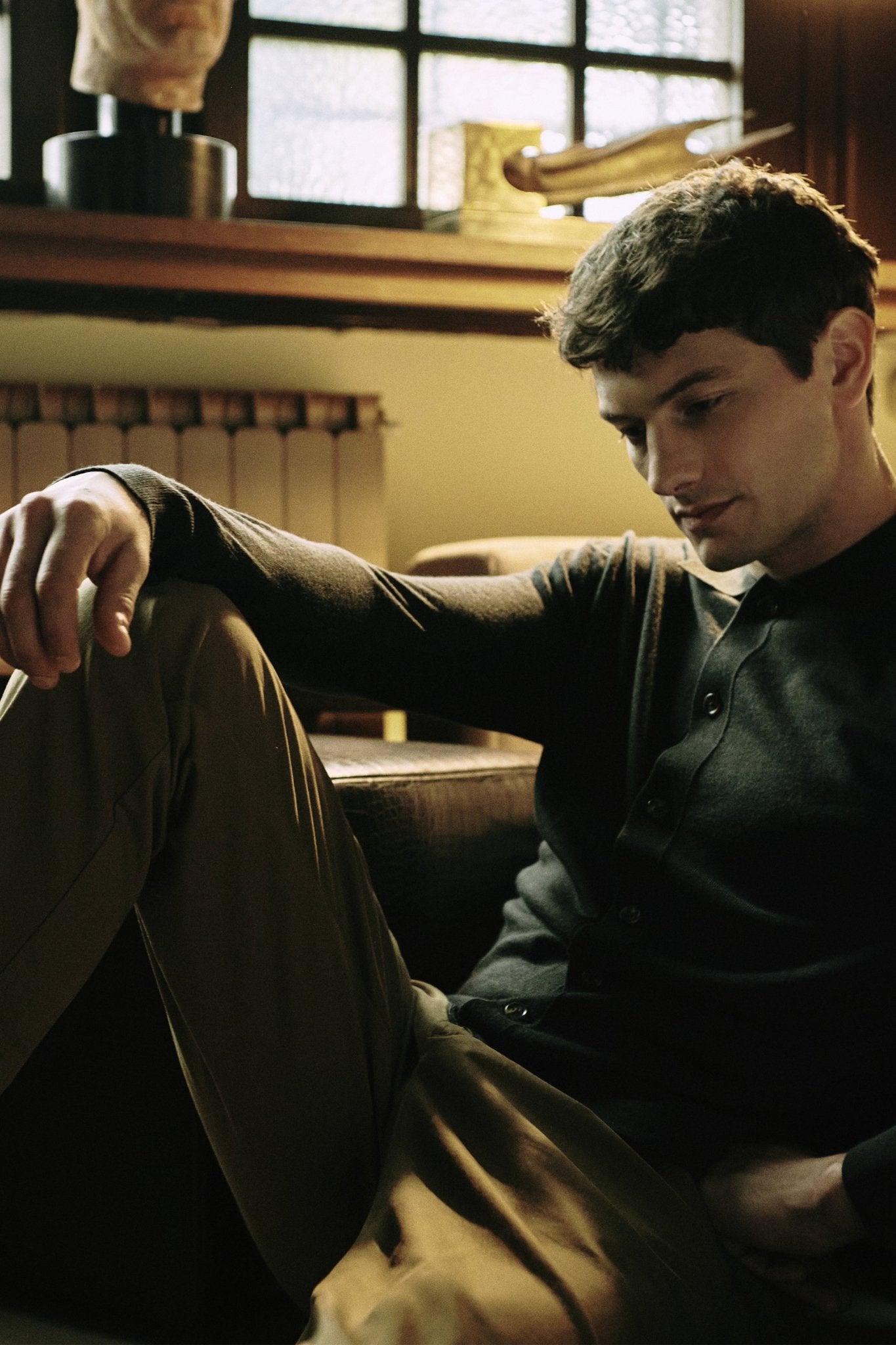 Cardigan Freeman In Lana Merino