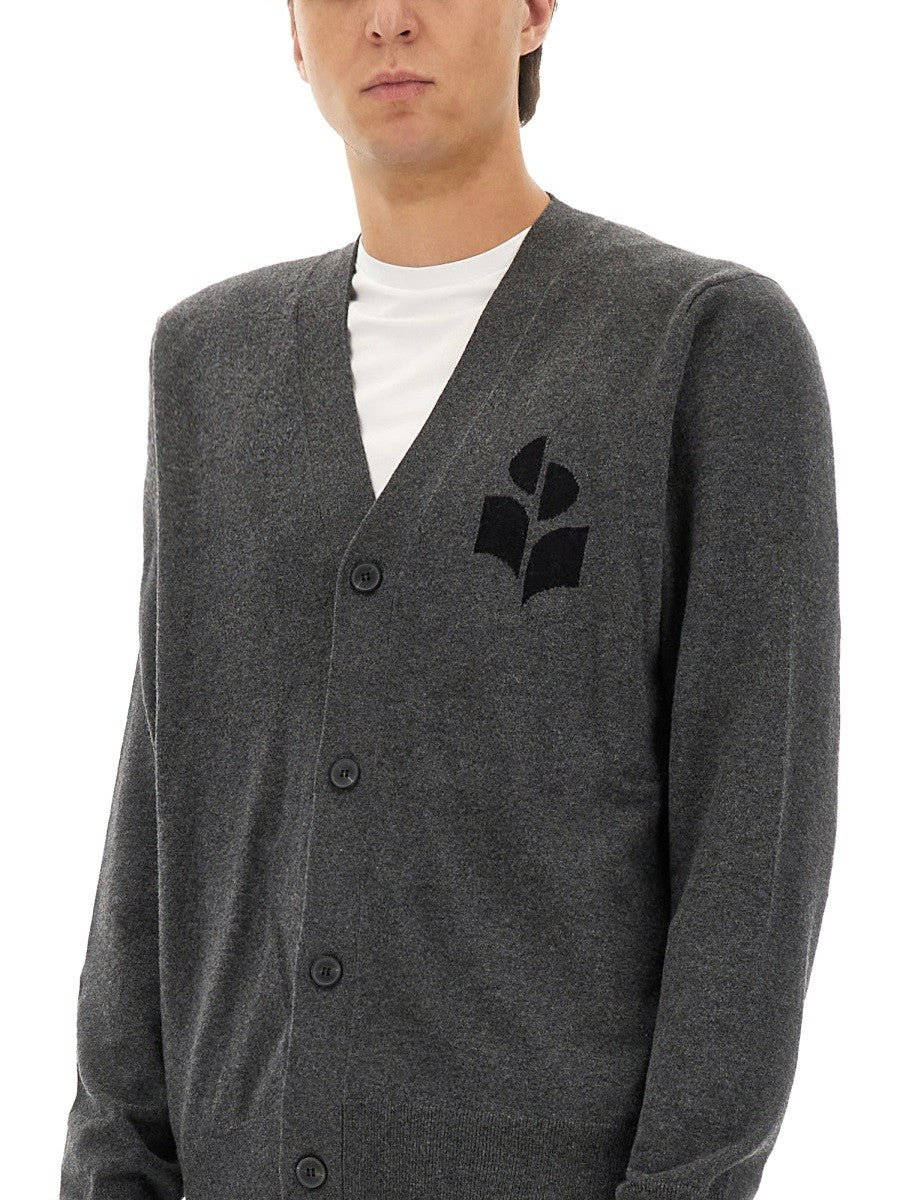MARANT CARDIGAN WITH LOGO
