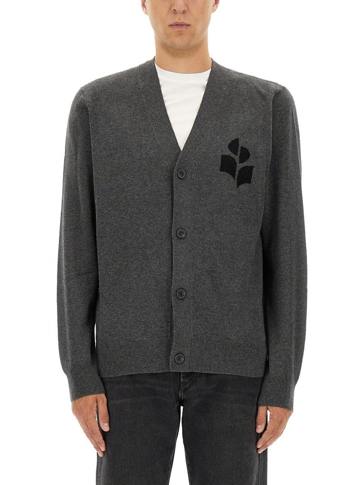 MARANT CARDIGAN WITH LOGO