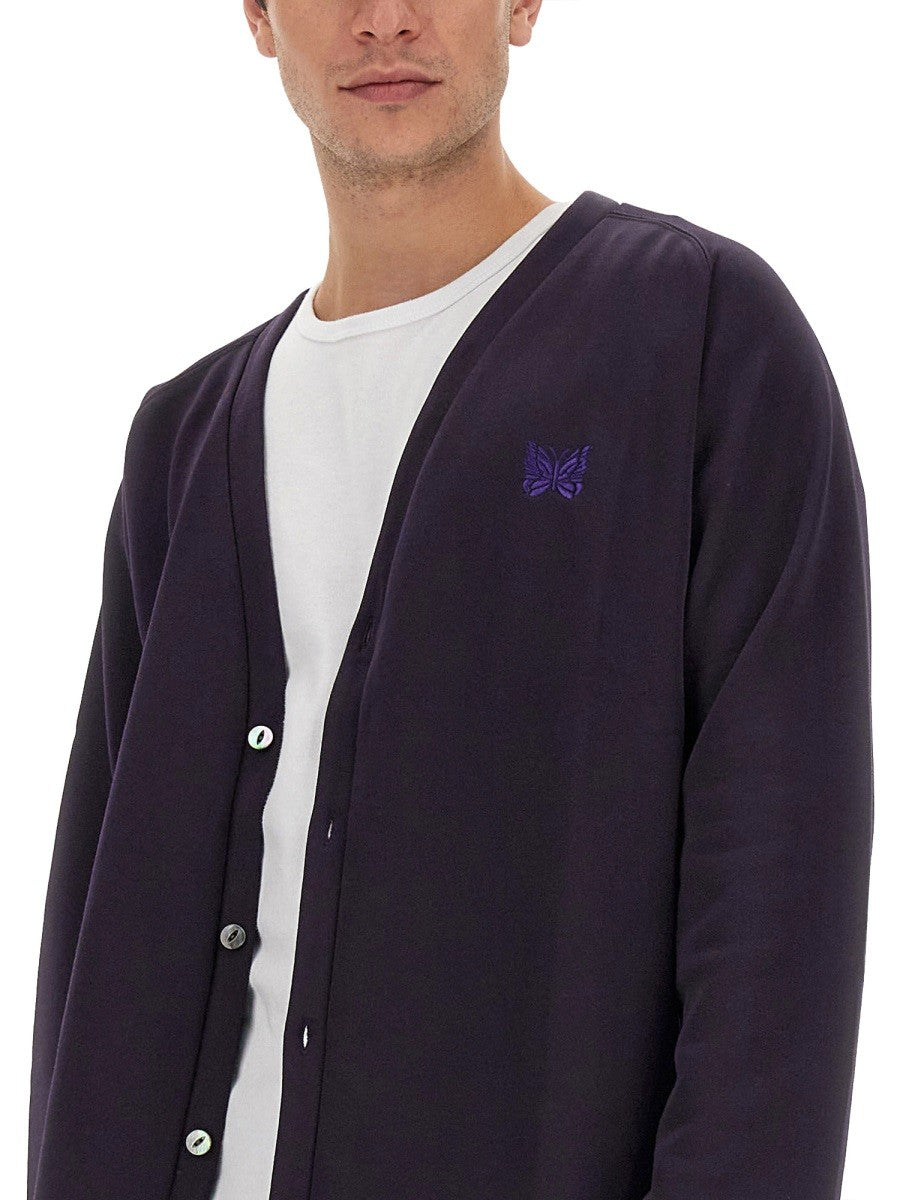 NEEDLES CARDIGAN WITH LOGO
