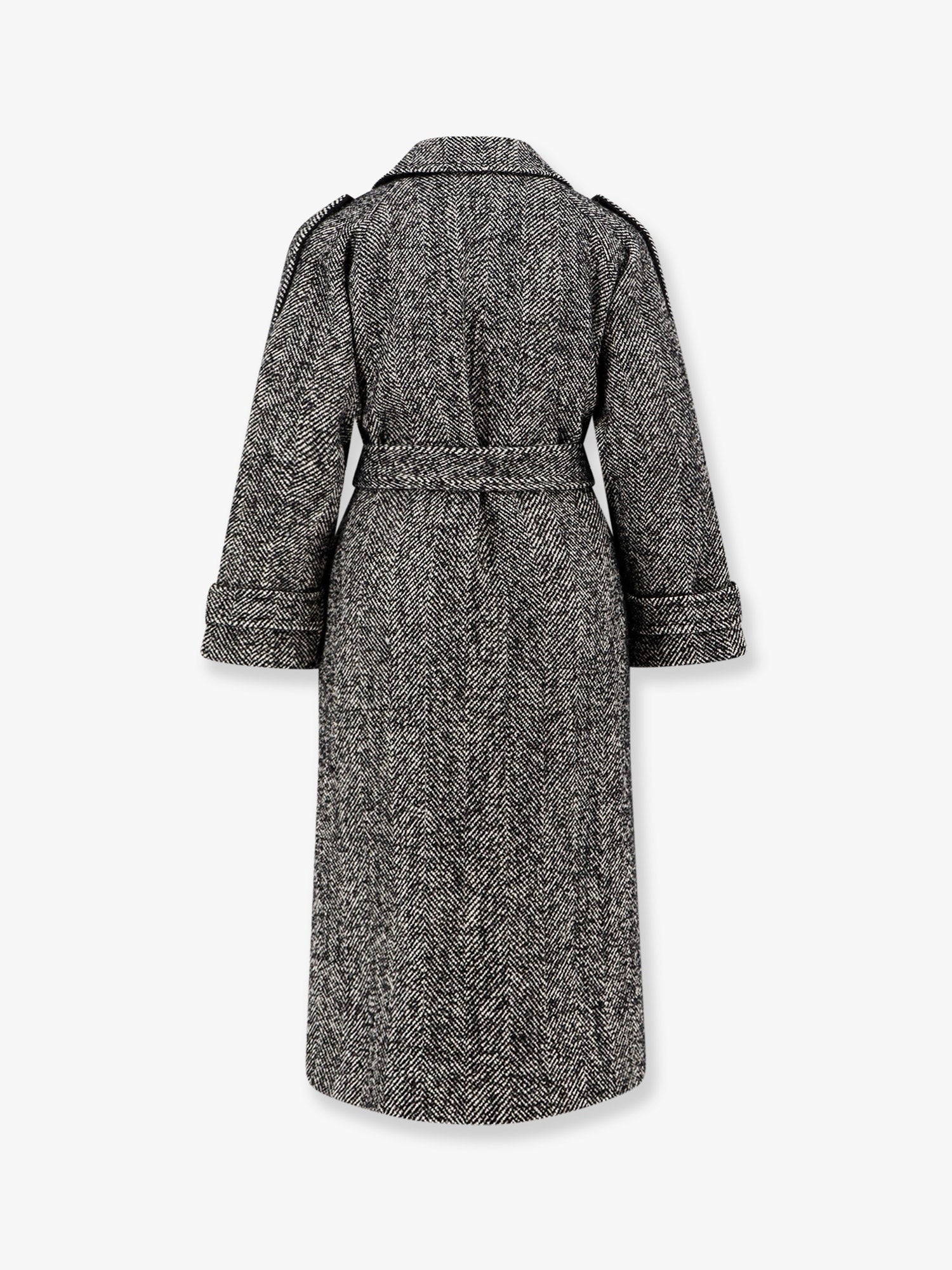 Pinko Carrube chevron cloth coat