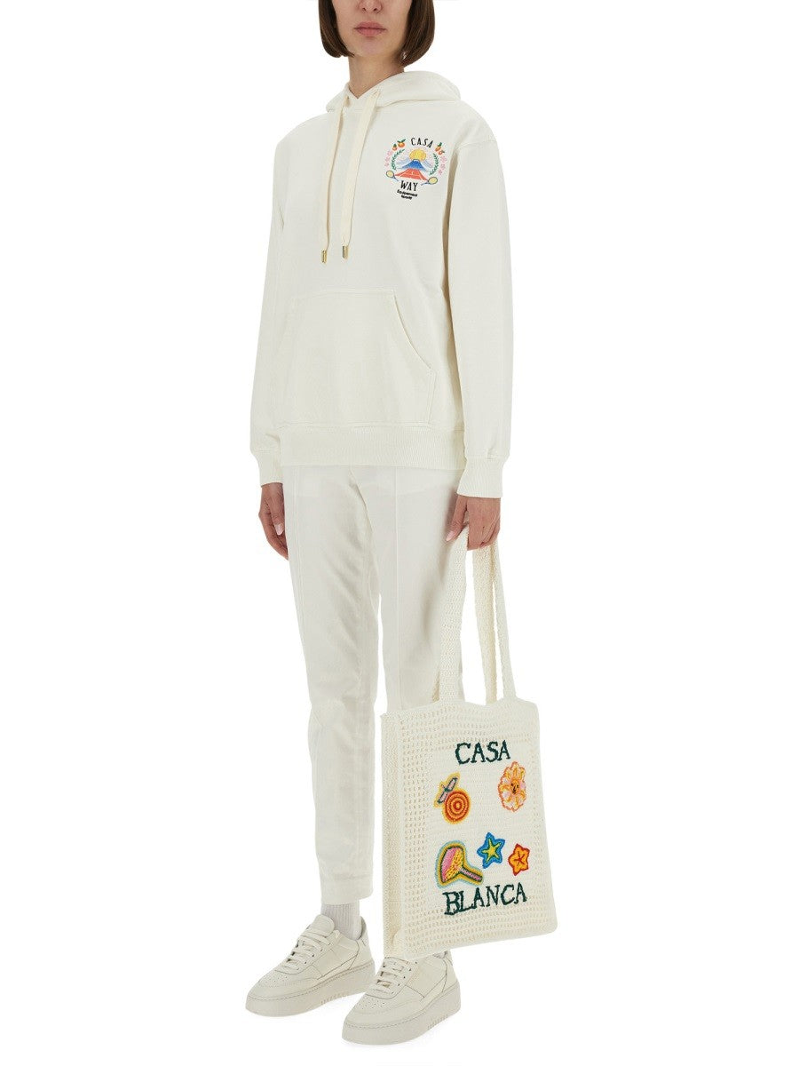 CASABLANCA "CASAWAY MOUNTAIN" SWEATSHIRT