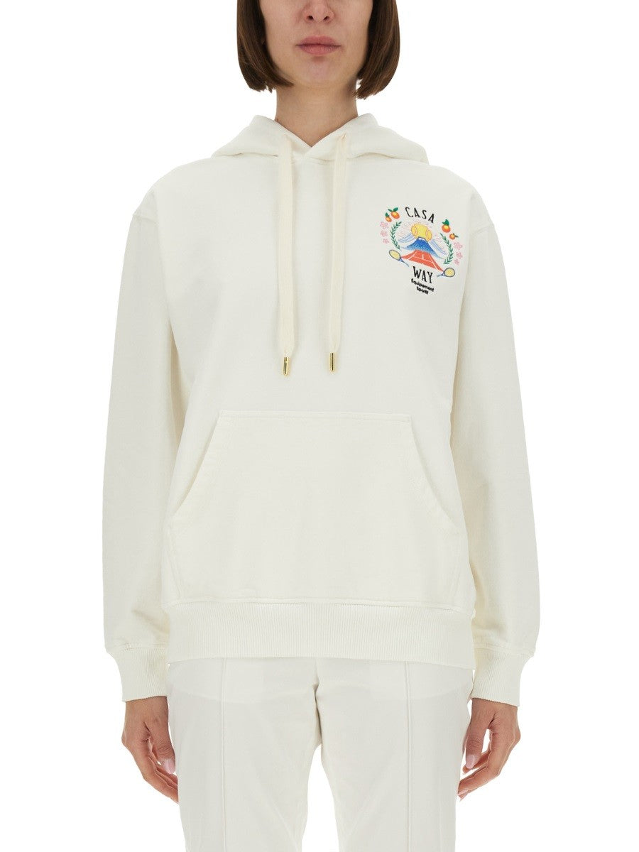 CASABLANCA "CASAWAY MOUNTAIN" SWEATSHIRT