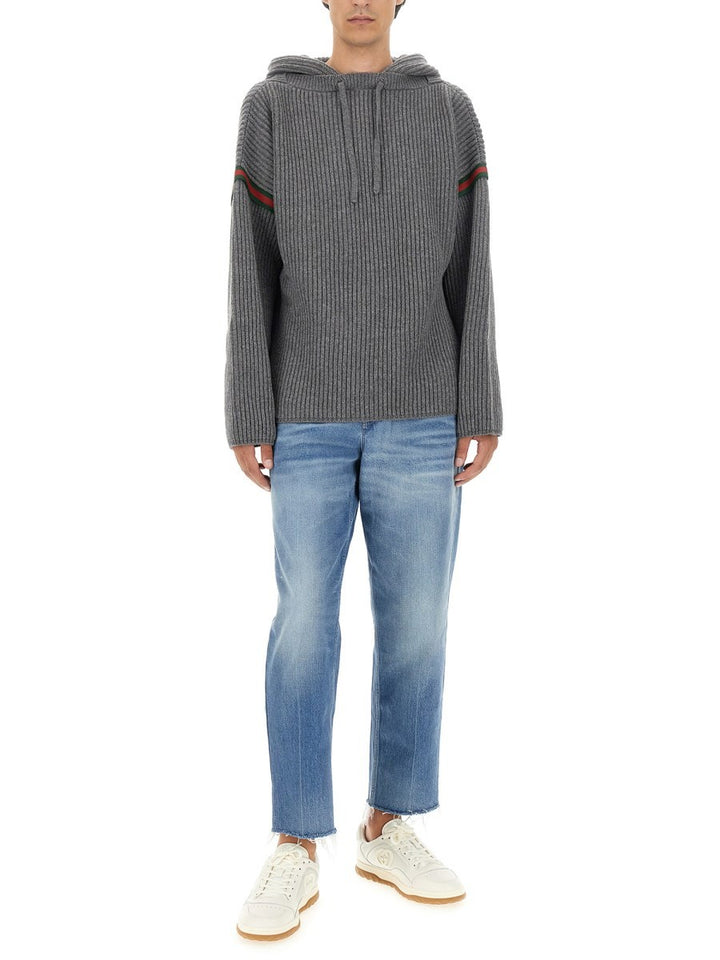 Gucci CASHMERE AND WOOL SWEATER