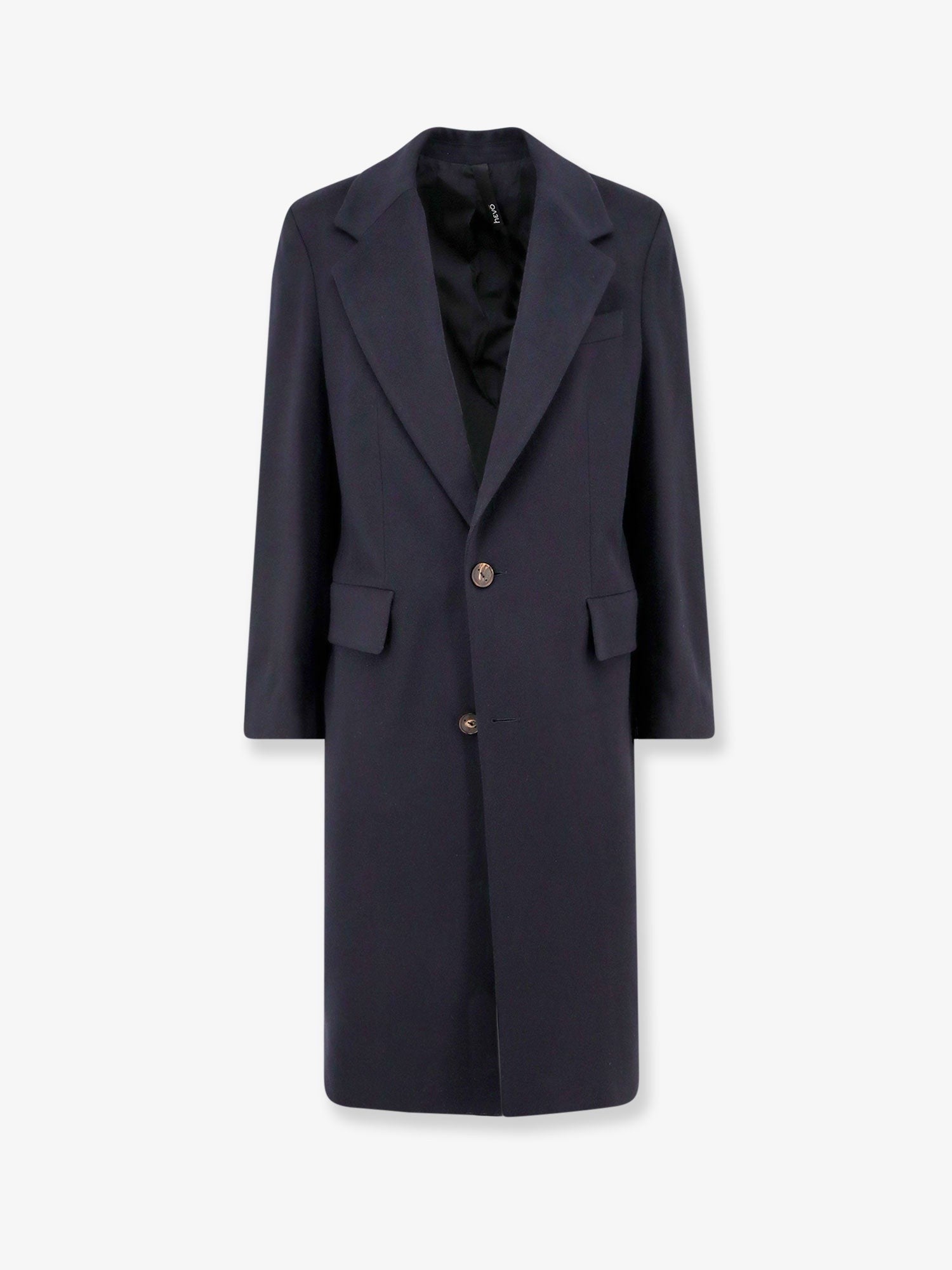 Hevo Cashmere coat with satin lining