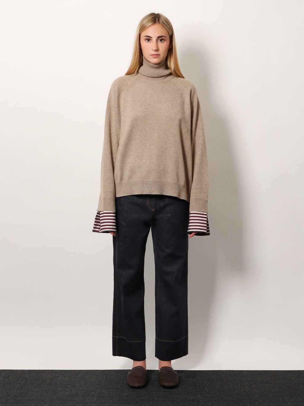 Brunello Cucinelli Cashmere sweater with Monili detail