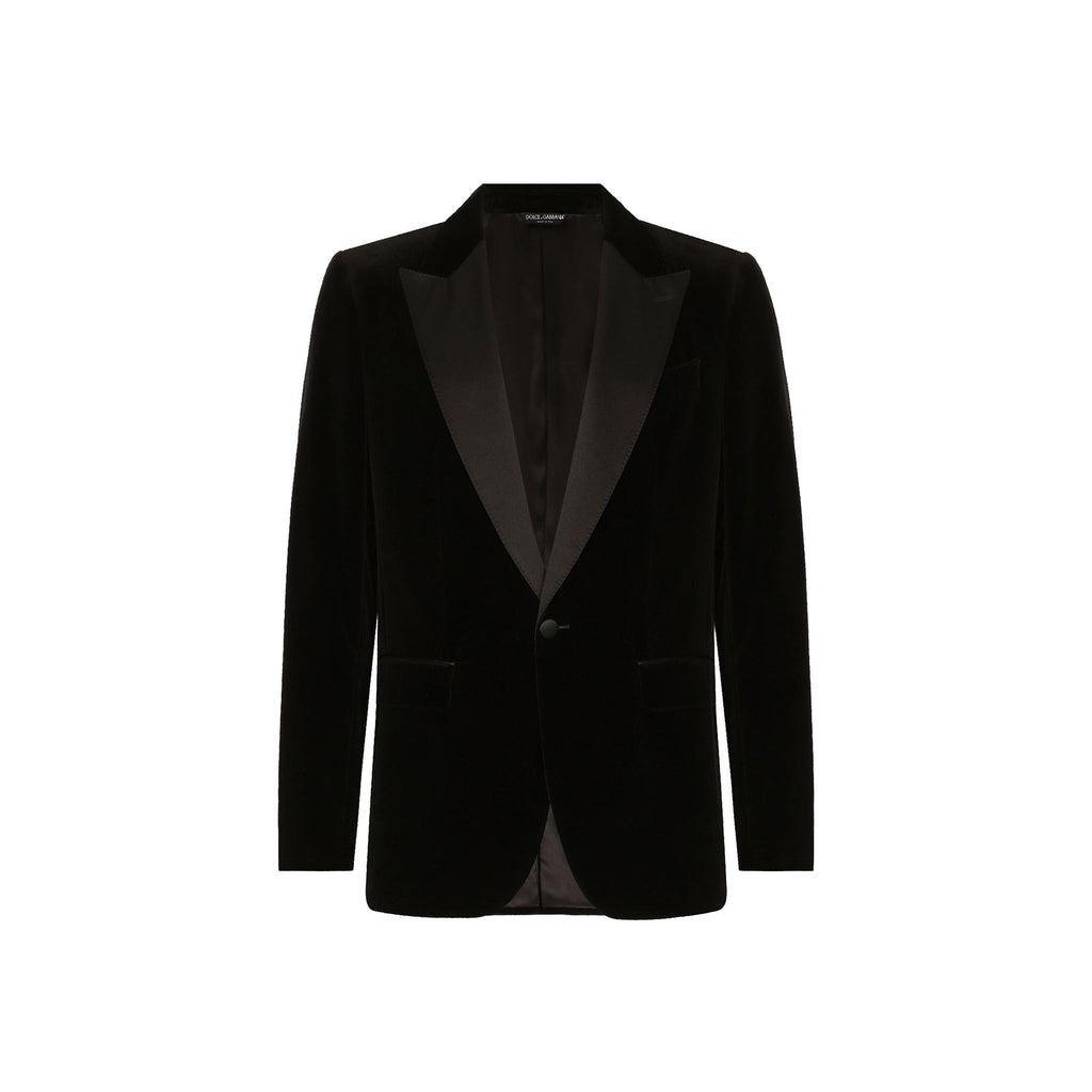 Dolce & Gabbana Tuxedo Velvet Jacket – Siebentaschen