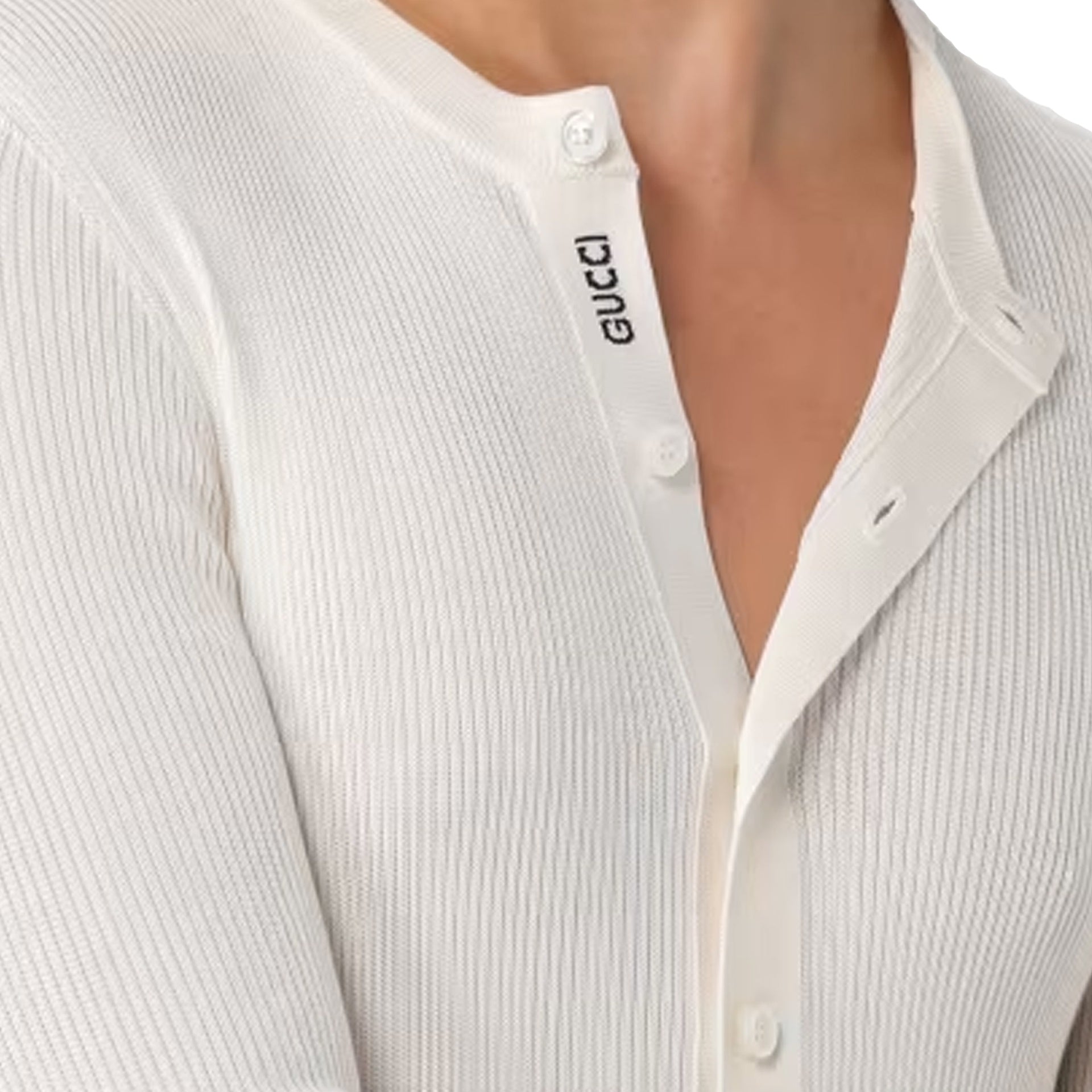 Gucci Ribbed-Knit Silk T-Shirt – Siebentaschen