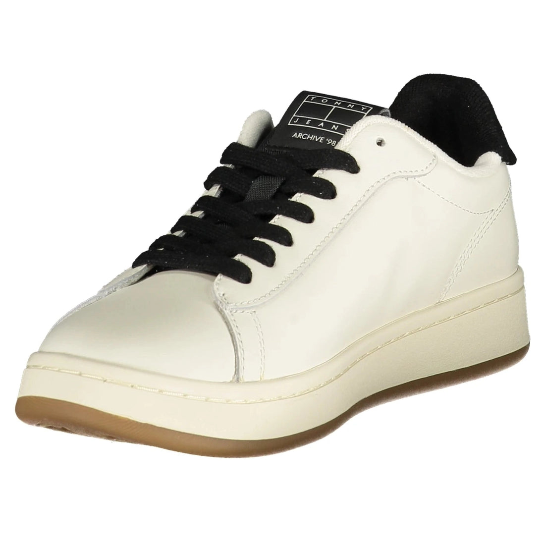 White Sports Shoes with Laces for Women