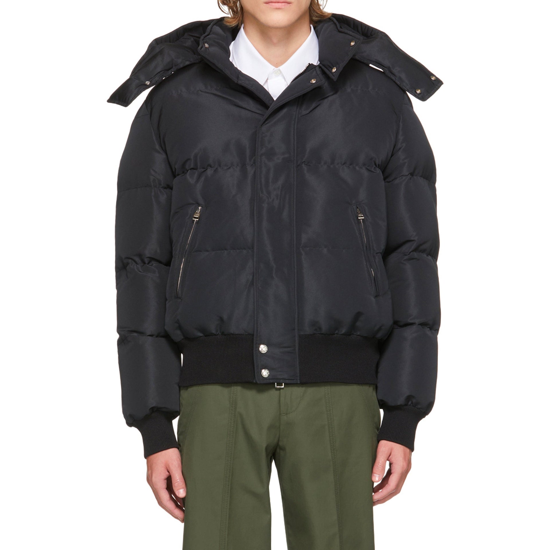 Alexander McQueen Wool Blend Padded Bomber – Siebentaschen