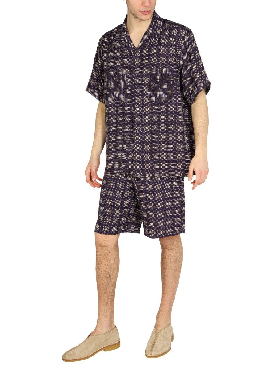 NEEDLES CHECK PRINT SHIRT