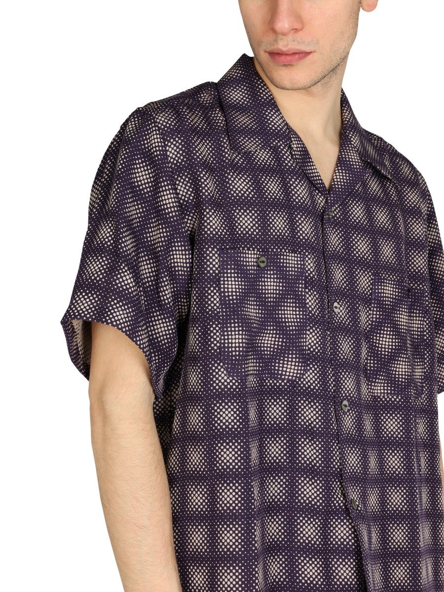 NEEDLES CHECK PRINT SHIRT