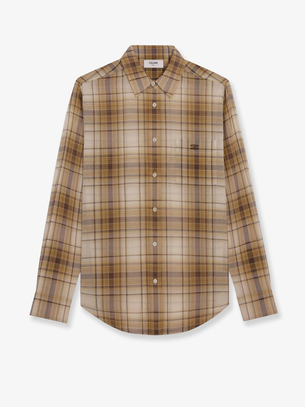 Celine Checked cotton shirt