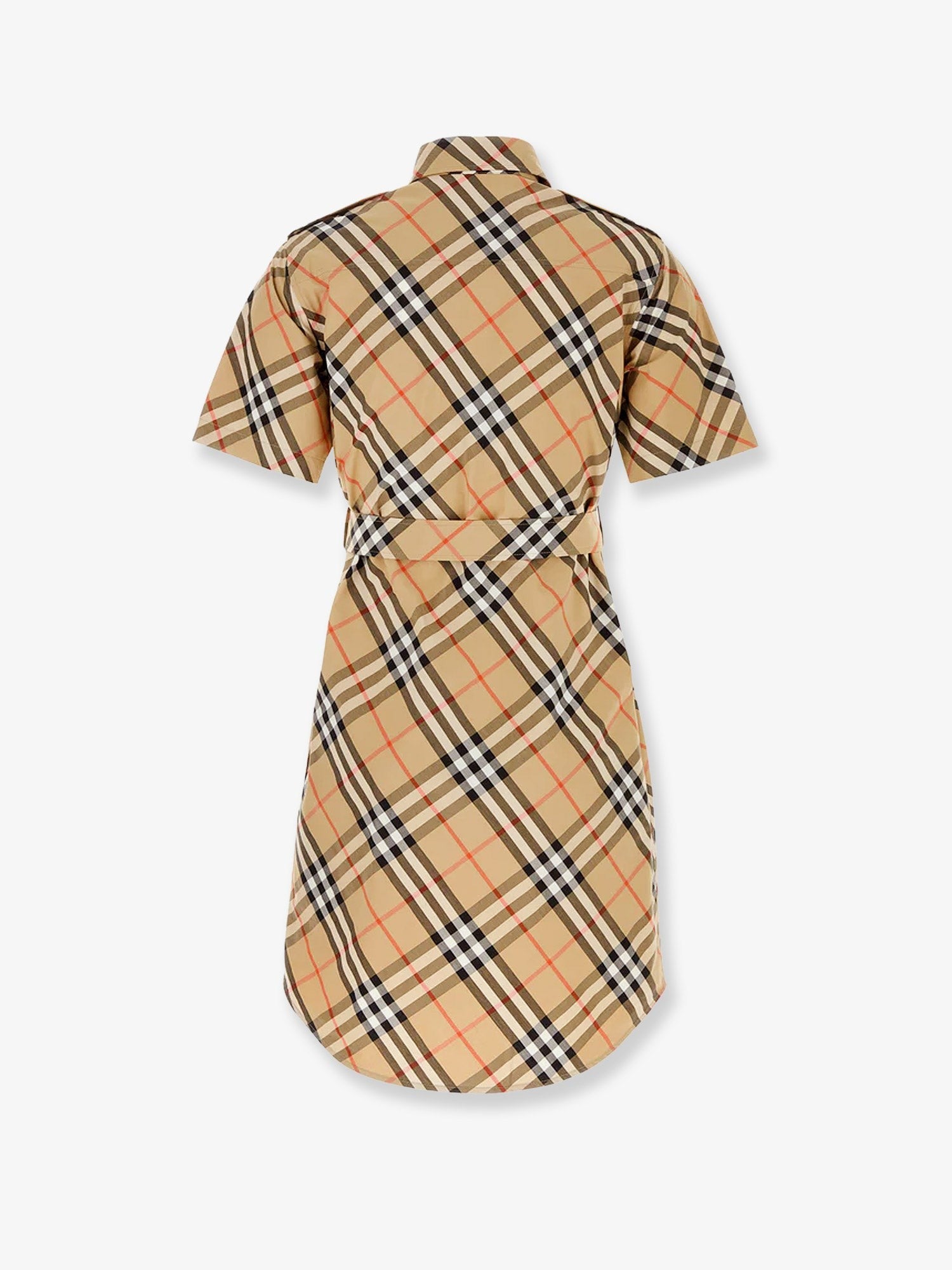 Burberry Chemisier cotton dress with Check print