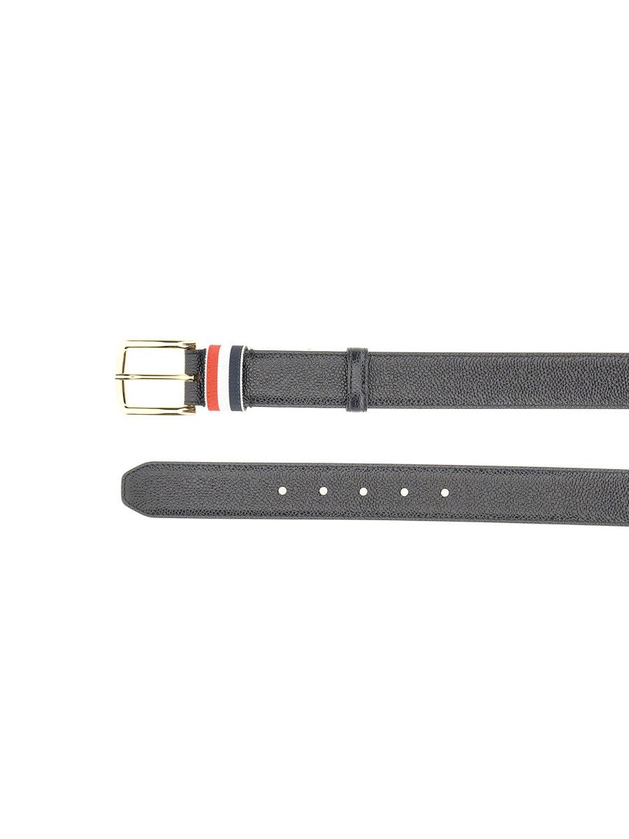 THOM BROWNE BELT WITH RWB LOOP