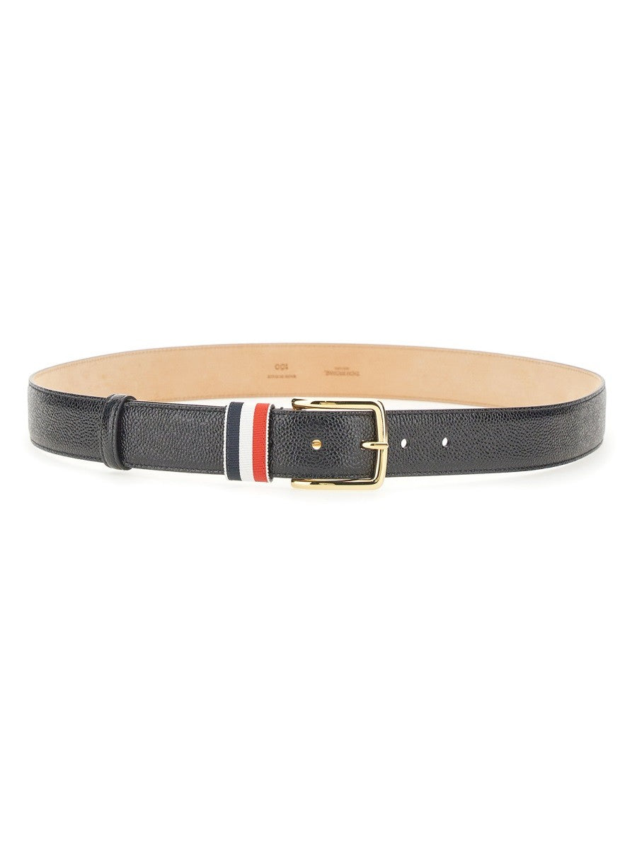 THOM BROWNE BELT WITH RWB LOOP