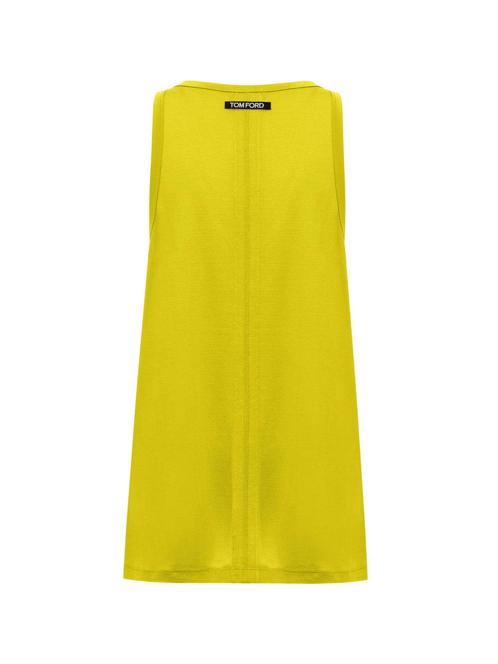 Tom Ford Yellow Silk Sleeveless Top – Relaxed Fit, Women – Siebentaschen