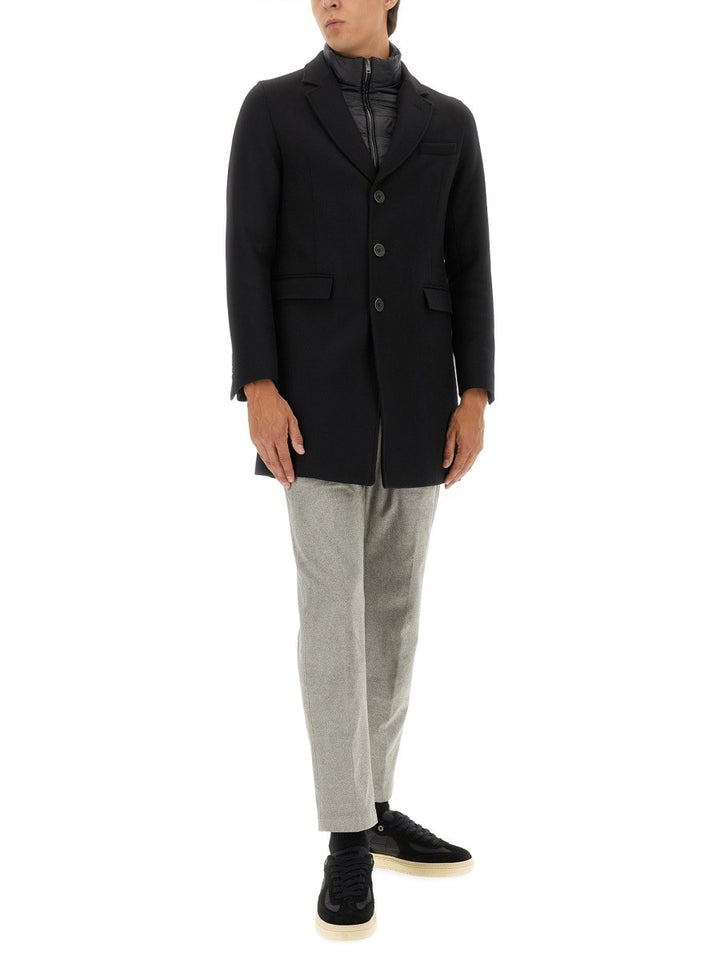 Herno COAT WITH QUILTED INSERT