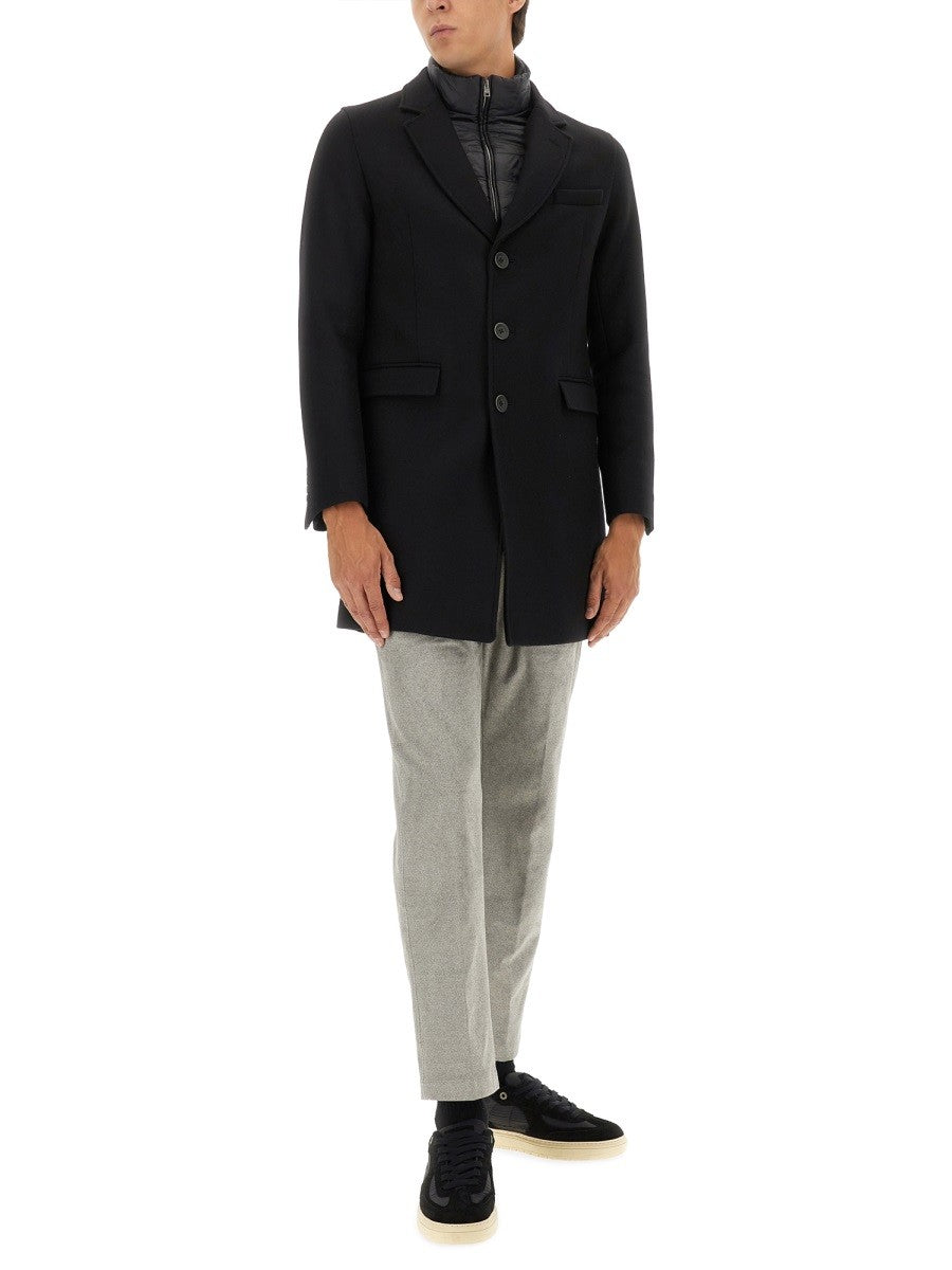 Herno COAT WITH QUILTED INSERT