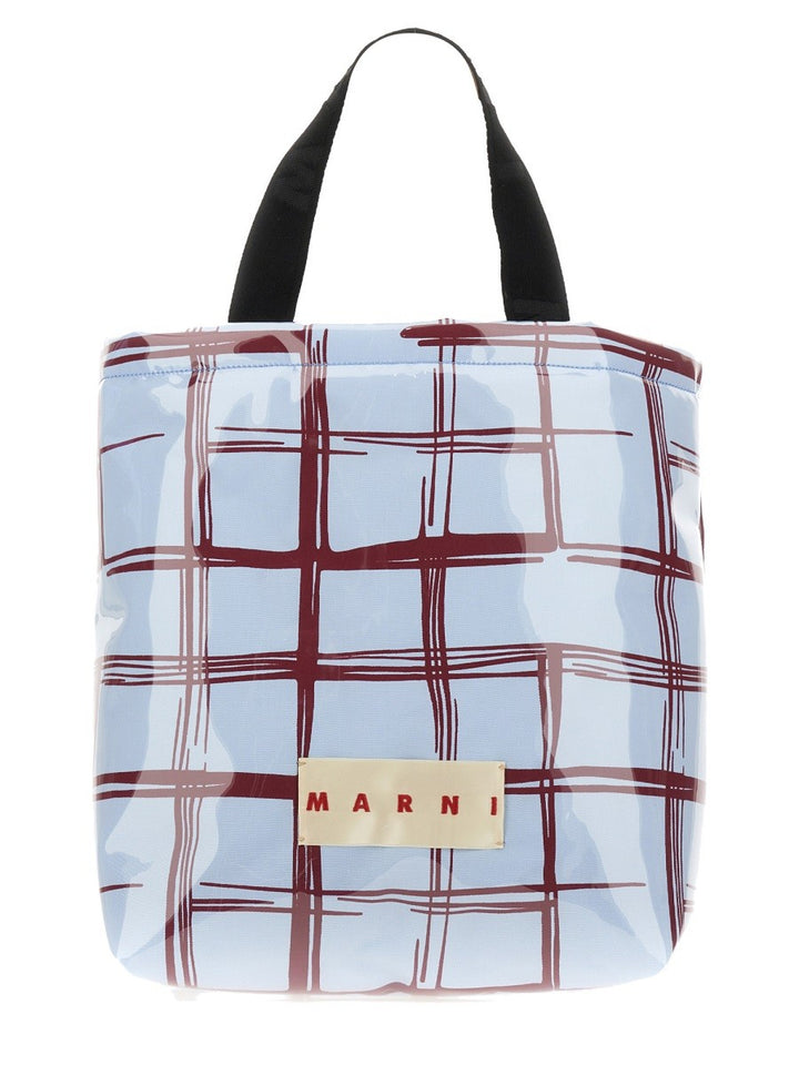 Marni COATED CANVAS TOTE BAG