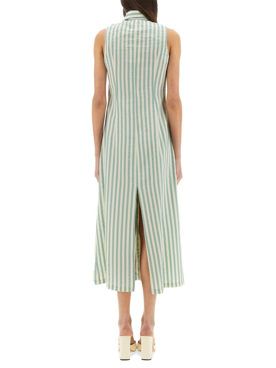 ALYSI "COLORFUL STRIPES" CHEMISIER DRESS