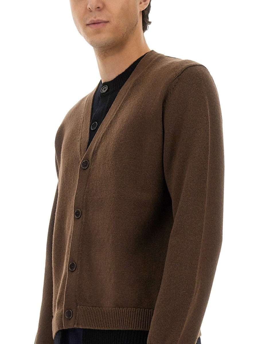 jw anderson CONTRASTING LAYERED CARDIGAN