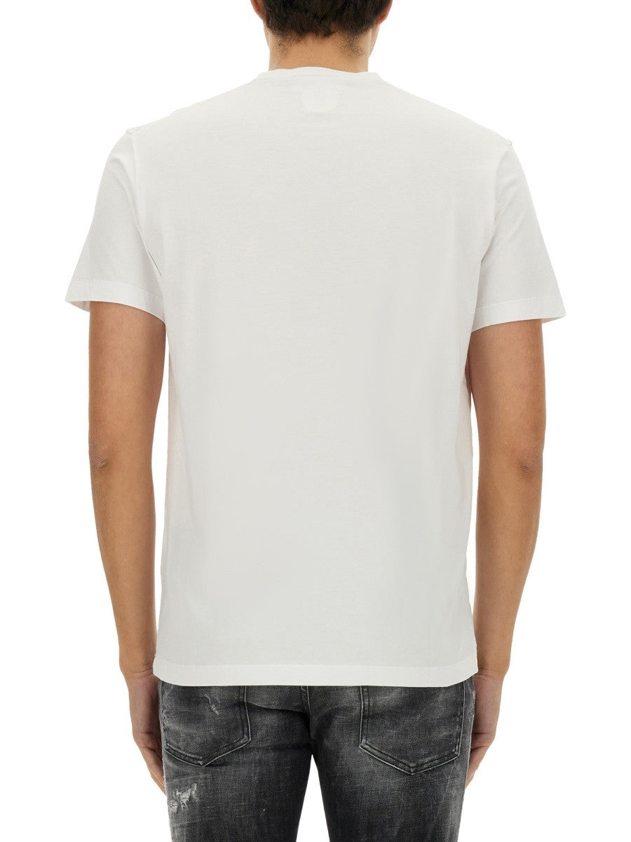 Dsquared "COOL FIT VELVET LOGO" T-SHIRT