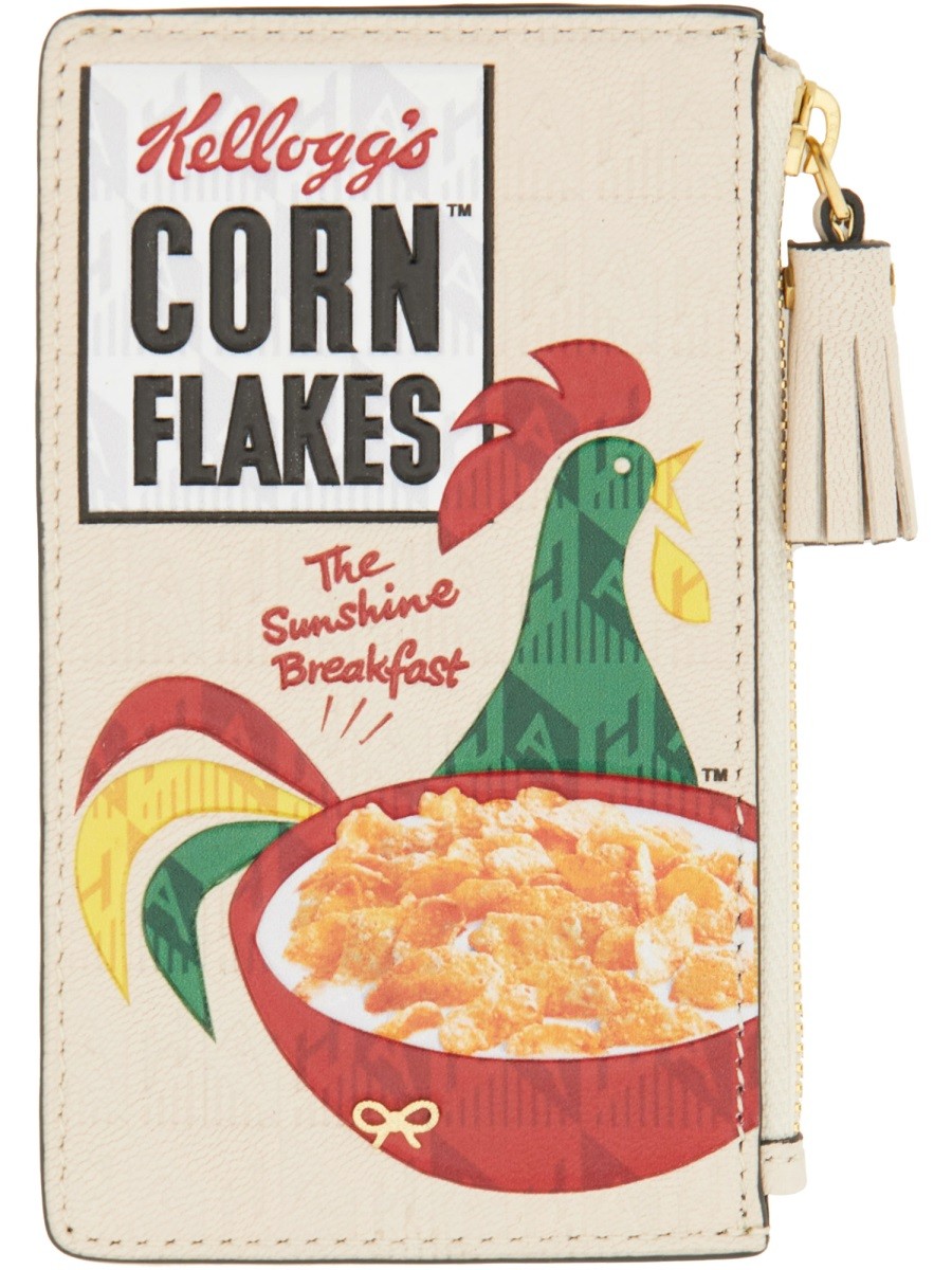 ANYA HINDMARCH PORTACARTE CORNFLAKES