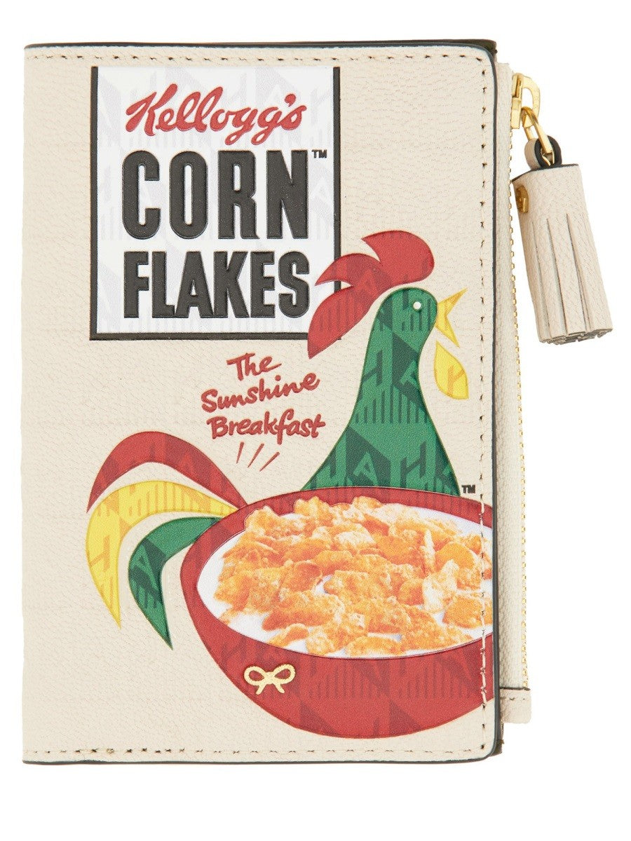 ANYA HINDMARCH "CORNFLAKES" WALLET
