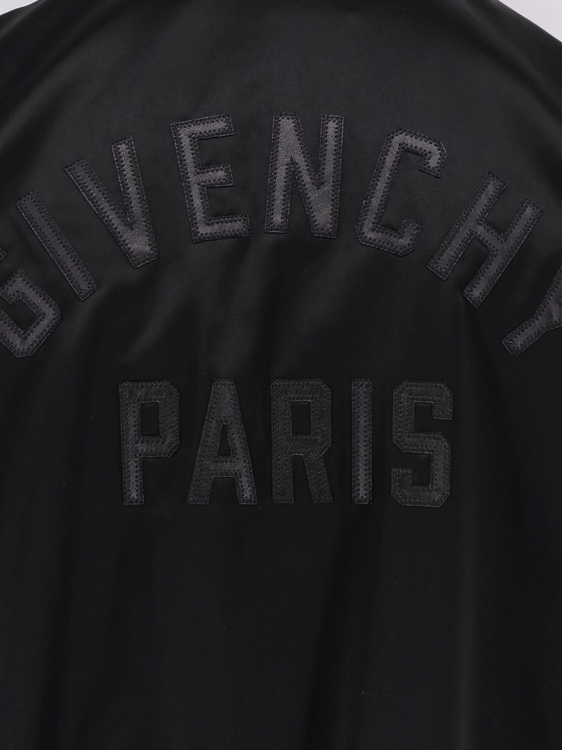 Givenchy Cotton and nylon jacket with leather sleeves