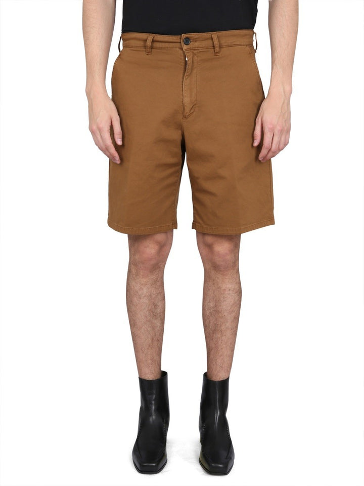DEPARTMENT FIVE COTTON BERMUDA SHORTS