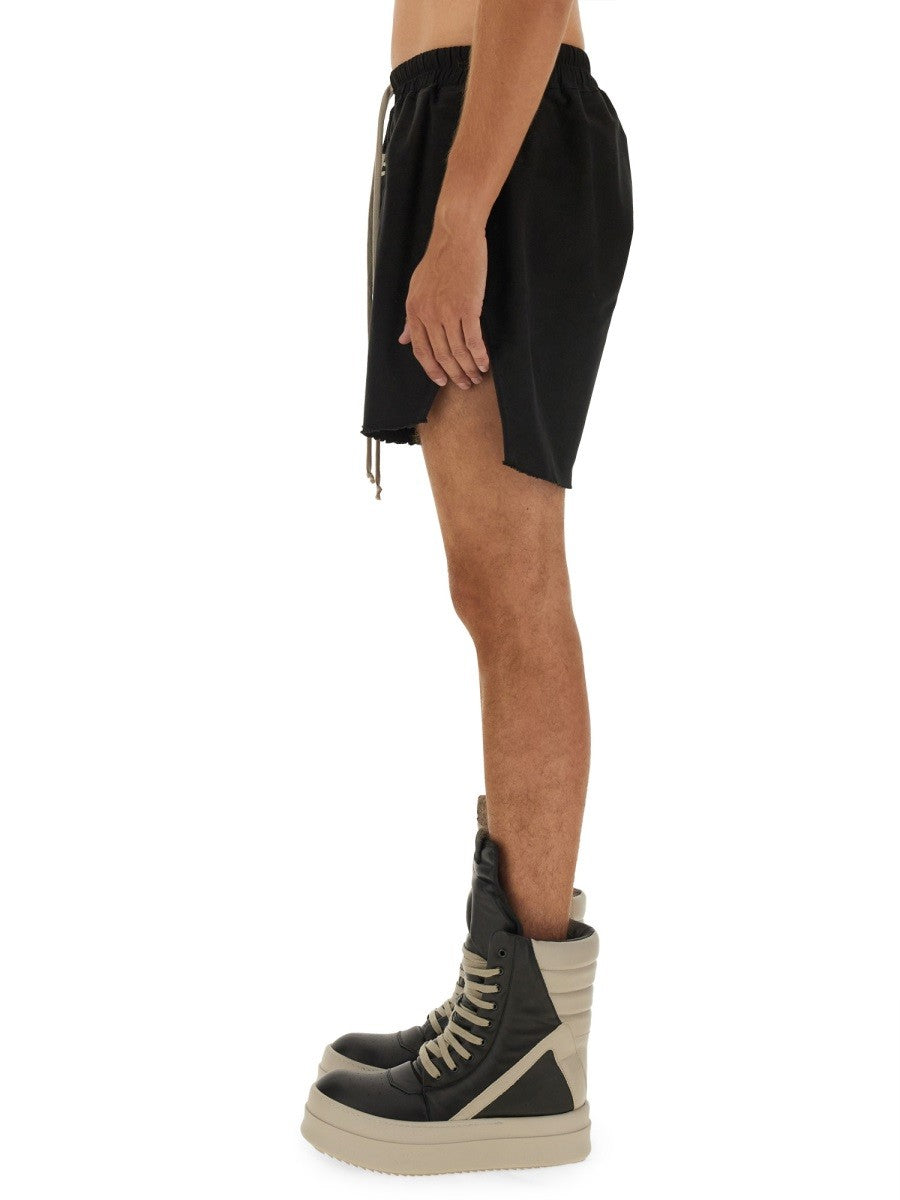 RICK OWENS COTTON BERMUDA SHORTS