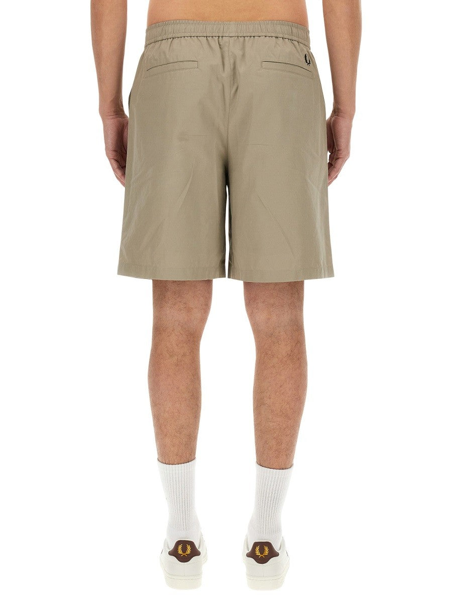 FRED PERRY COTTON BERMUDA SHORTS