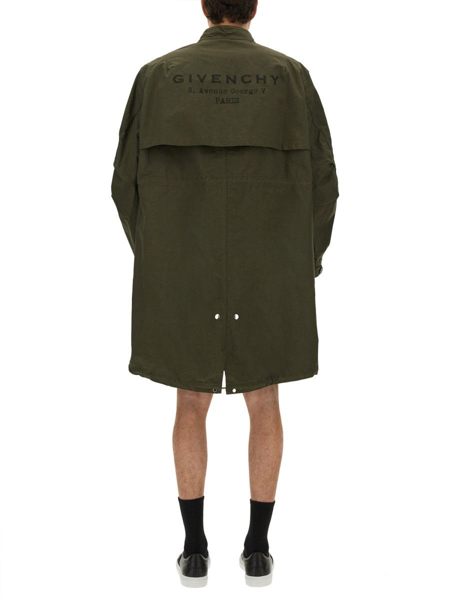 Givenchy PARKA WITH LOGO
