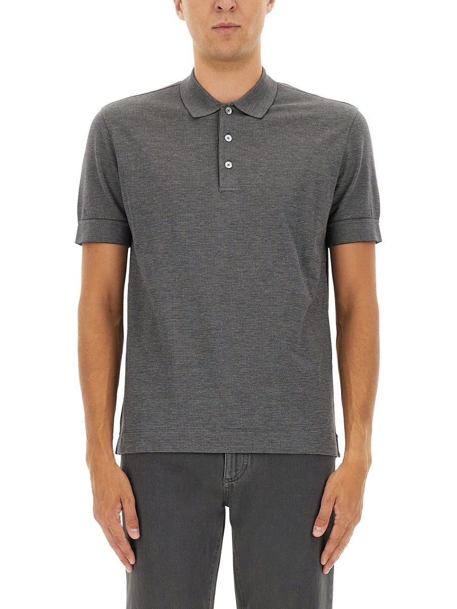 Zegna COTTON BLEND POLO SHIRT