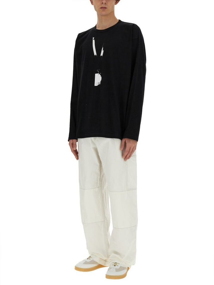 MM6 MAISON MARGIELA COTTON CANVAS PANTS