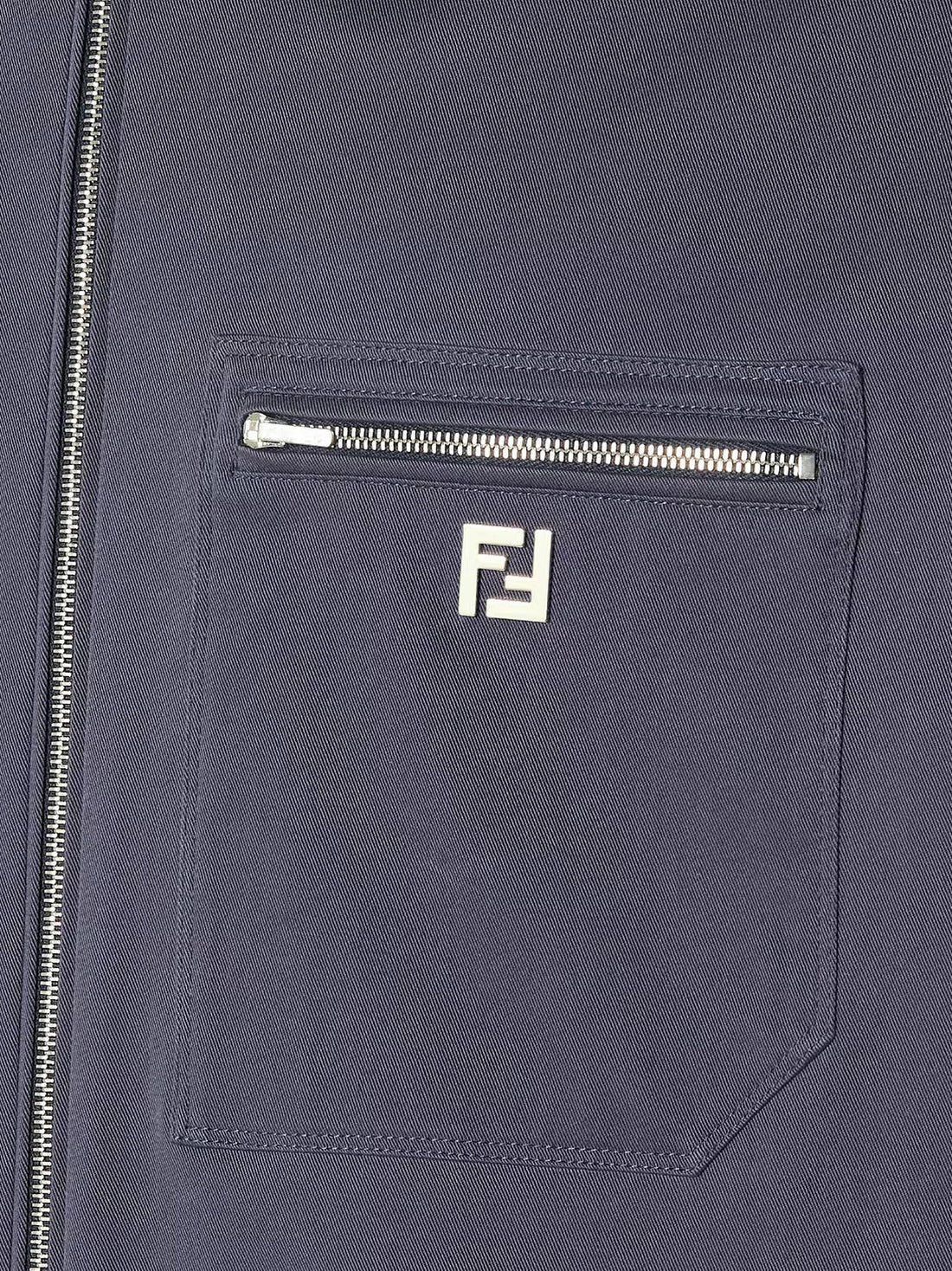 Fendi Cotton jacket with FF detail