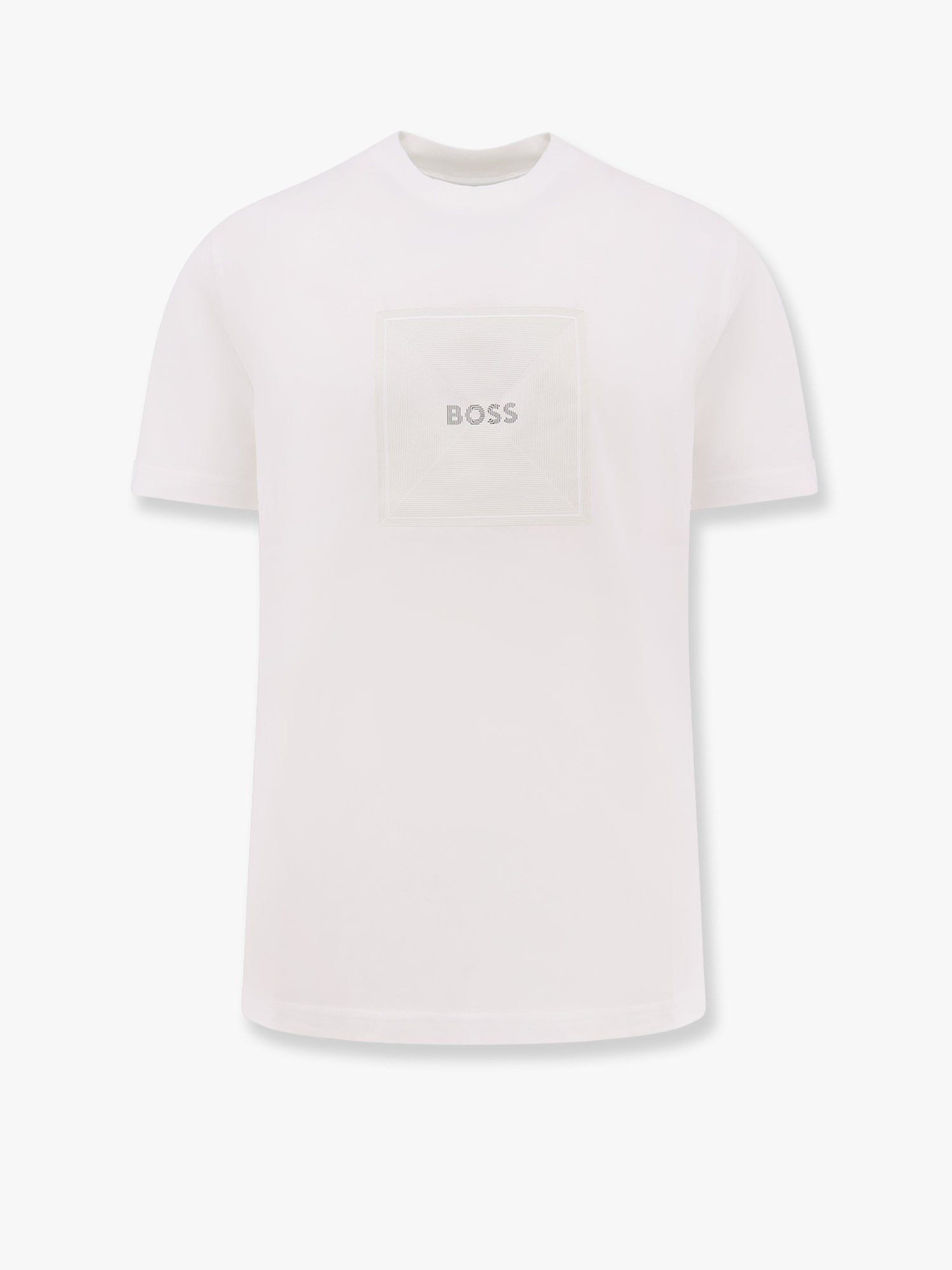 Boss Cotton jersey t-shirt with print on the front