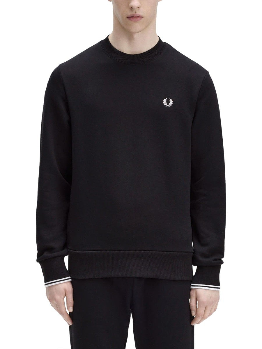 FRED PERRY SWEATSHIRT WITH LOGO