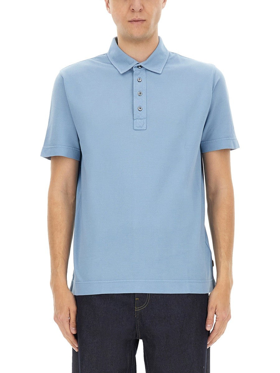 BOSS CAMEL COTTON POLO