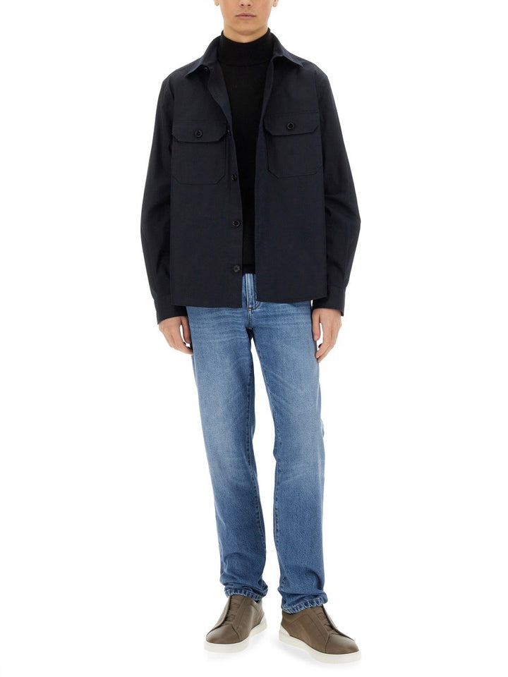 Zegna COTTON SHIRT JACKET