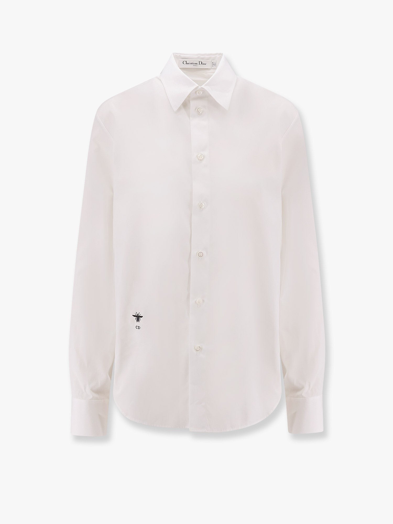 Dior Cotton shirt with Bee and Monogram embroidery