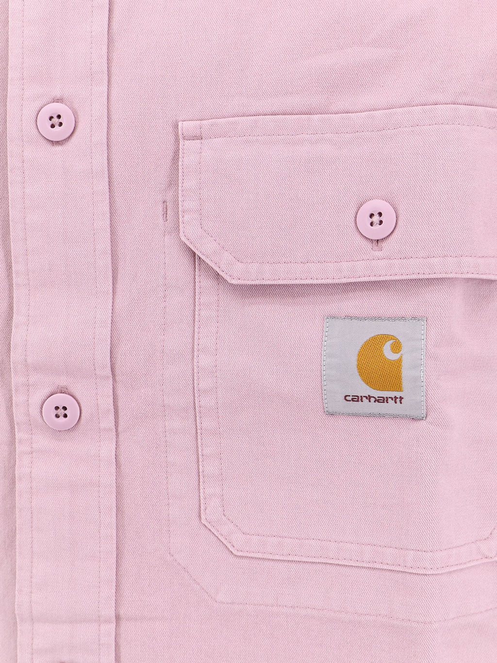 Carhartt Wip Cotton shirt with logo patch