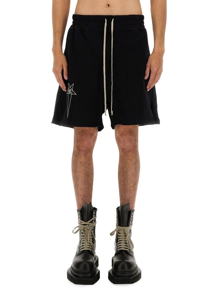 CHAMPION X RICK OWENS COTTON SHORTS