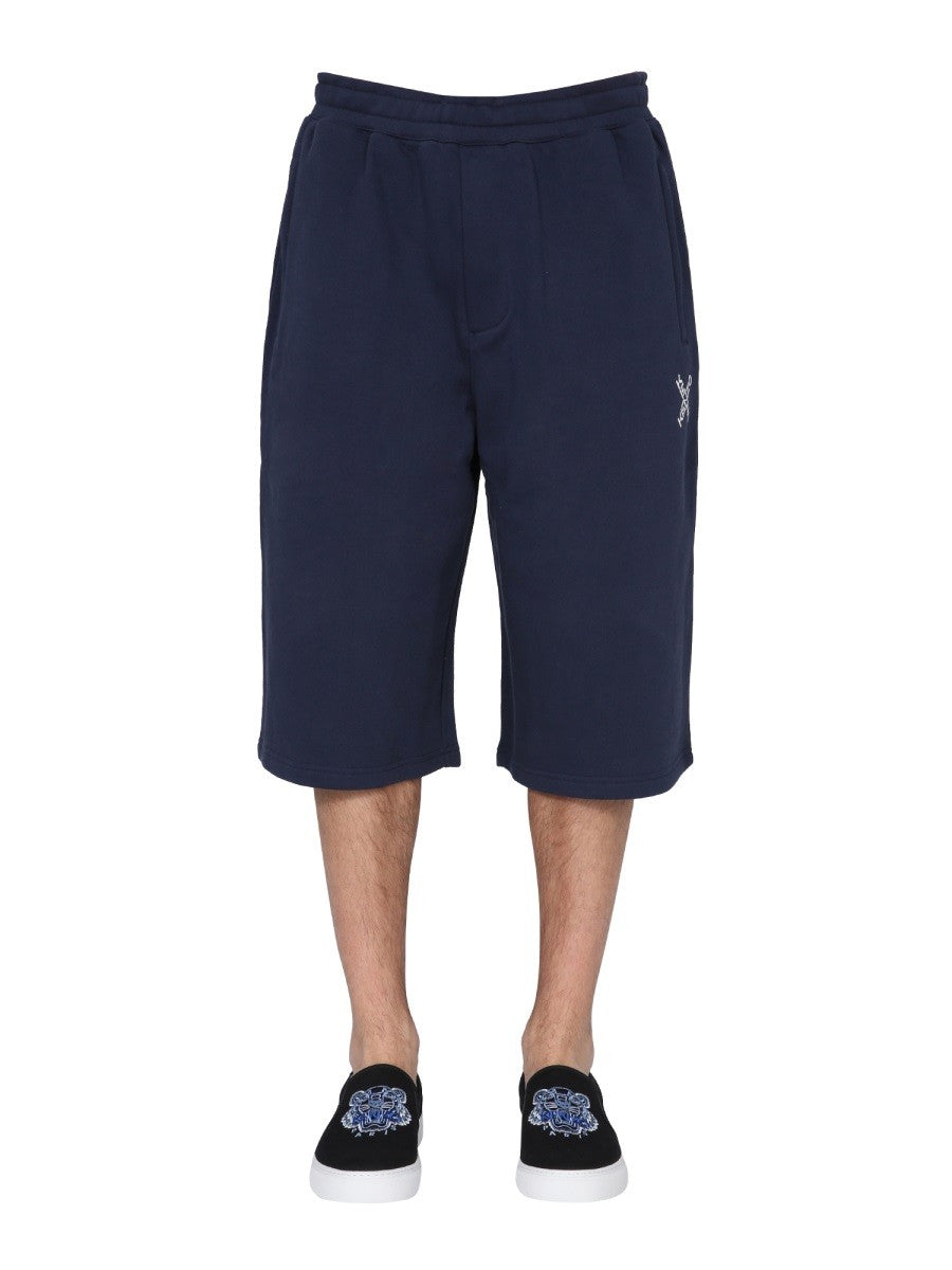 Kenzo COTTON SWEATSHIRT SHORTS