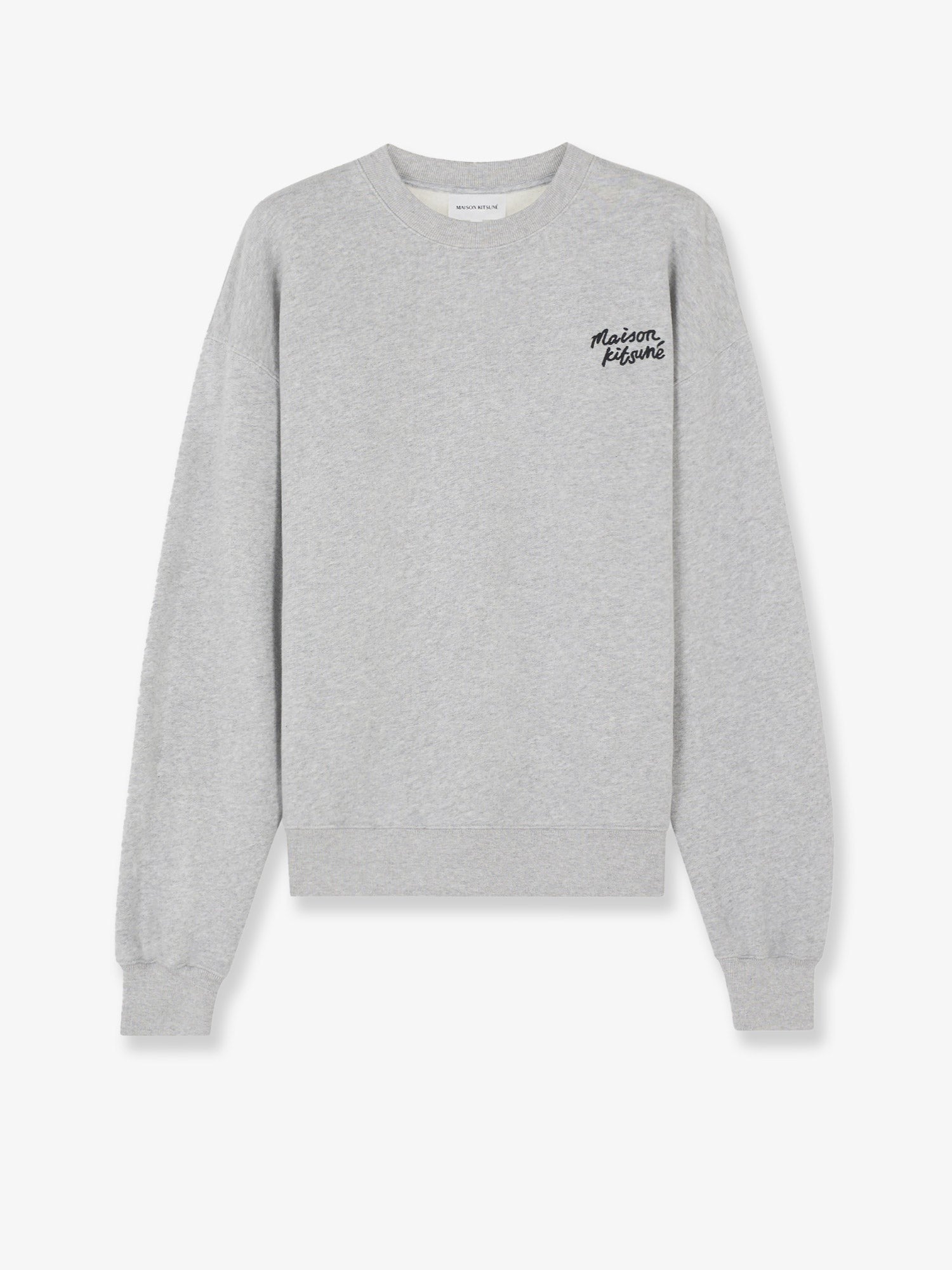 Maison Kitsune Cotton sweatshirt with lettering logo
