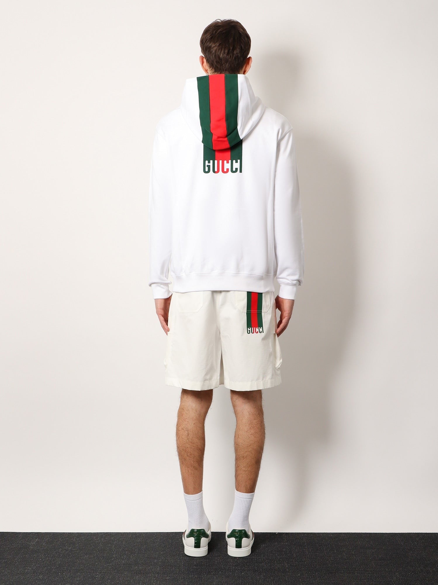 Gucci Cotton sweatshirt with logo on the back