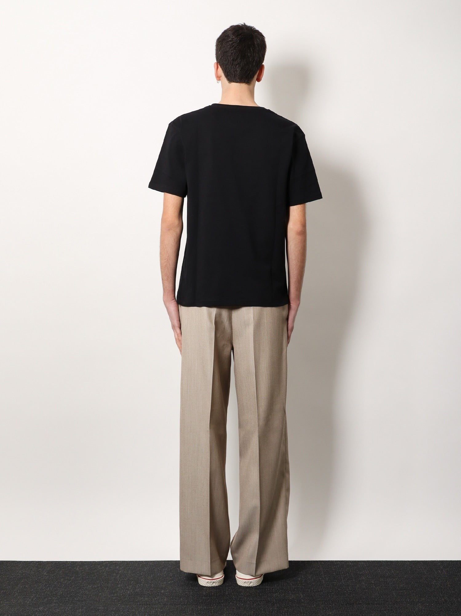 Valentino COTTON T-SHIRT WITH "CHEZ VALENTINO" PRINT